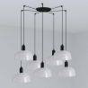  Lustra suspendata design modern TATAWIN M 7L alb