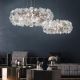 Pendule, Lustre suspendate - Lustra design unicat realizata manual Clizia Fume, 53cm