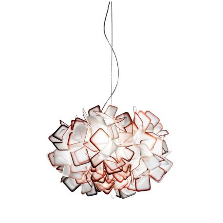 Pendule, Lustre suspendate - Lustra design unicat realizata manual Clizia Orange, 53cm