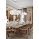 Pendule, Lustre suspendate - Lustra design unicat realizata manual Clizia White, 53cm