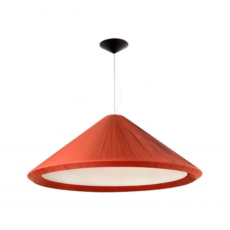 Pendule, Lustre suspendate - Lustra XXL suspendata design decorativ SAIGON IN 130cm Terracotta