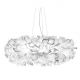 Pendule, Lustre suspendate - Lustra design unicat realizata manual Clizia White, 78cm
