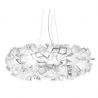 Lustra design unicat realizata manual Clizia White, 78cm
