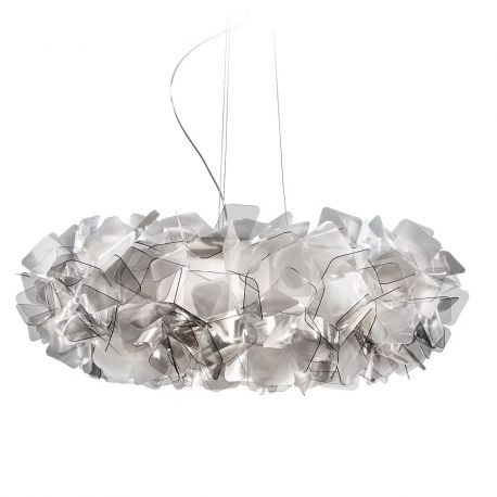 Pendule, Lustre suspendate - Lustra design unicat realizata manual Clizia Fume, 78cm