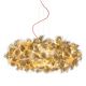 Pendule, Lustre suspendate - Lustra design unicat realizata manual Clizia Mama Non Mama Gold, 78cm