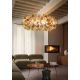 Pendule, Lustre suspendate - Lustra design unicat realizata manual Clizia Mama Non Mama Gold, 78cm