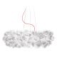 Pendule, Lustre suspendate - Lustra design unicat realizata manual Clizia Mama Non Mama White, 78cm
