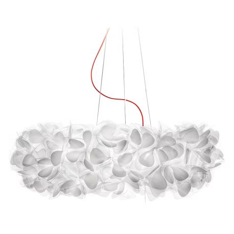 Pendule, Lustre suspendate - Lustra design unicat realizata manual Clizia Mama Non Mama White, 78cm