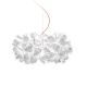 Pendule, Lustre suspendate - Lustra design unicat realizata manual Clizia Mama Non Mama White, 53cm
