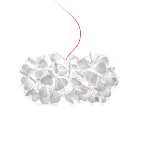 Pendule, Lustre suspendate - Lustra design unicat realizata manual Clizia Mama Non Mama White, 53cm