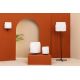 Lampadare - Lampadar/Lampa de podea design decorativ LUANG M Black/beige