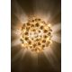 Plafoniere - Plafoniera design unicat realizata manual Clizia Mama Non Mama Gold, 53cm