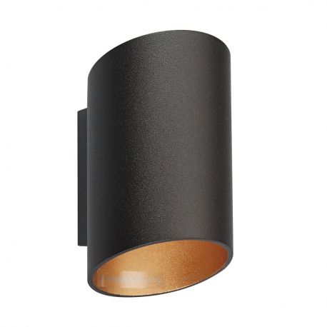Aplice, corpuri de iluminat pentru pereti - Aplica cu lumina ambientala SLICE, negru