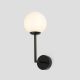 Iluminat pentru baie - Aplica de perete baie cu protectie IP44 GALA Black