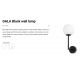 Iluminat pentru baie - Aplica de perete baie cu protectie IP44 GALA Black