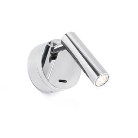 Aplice cu Spot - Aplica moderna cu reader LED design minimalist BOC chrome