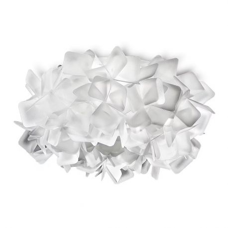 Aplice, corpuri de iluminat pentru pereti - Plafoniera design unicat realizata manual Clizia Medium White, 53cm