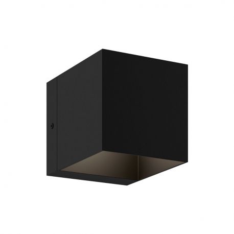 Aplice, corpuri de iluminat pentru pereti - Aplica de perete ambientala design modern Transfer I negru/auriu