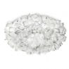 Plafoniera design unicat realizata manual Clizia Large White, 78cm
