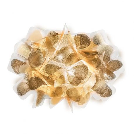 Aplice, corpuri de iluminat pentru pereti - Aplica design unicat realizata manual Clizia Mama Non Mama Gold