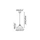 Pendule, Lustre suspendate - Pendul modern metalic stil industrial MARLIN