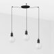 Lustra cu 3 Pendule design minimalist Art negru