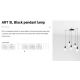 Pendule, Lustre suspendate - Lustra cu 5 Pendule design minimalist Art negru