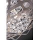 Lustre aplicate - Lustra design Art Deco unicat realizata manual Aurora Mini alb