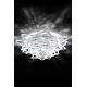 Lustre aplicate - Lustra design Art Deco unicat realizata manual Aurora Mini alb