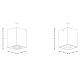 Plafoniere cu spoturi, Spoturi aplicate - Spot modern aplicat Square negru