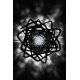 Lustre aplicate - Lustra design Art Deco unicat realizata manual Aurora Mini negru
