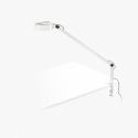 Veioza LED dimabila / Lampa de birou cu clips design ultra-modern INVITING alba