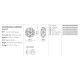 Plafoniere - Aplica perete sau tavan design unicat realizata manual La Vie Medium Amber