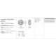 Plafoniere - Aplica perete sau tavan design unicat realizata manual La Vie Mini Amber