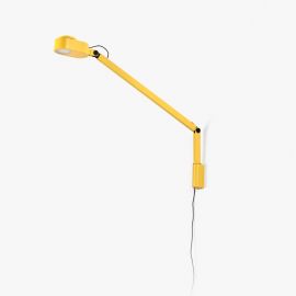 Aplice, corpuri de iluminat pentru pereti - Aplica LED dimabila / Lampa de perete design ultra-modern INVITING galbena
