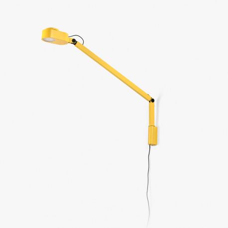 Aplice, corpuri de iluminat pentru pereti - Aplica LED dimabila / Lampa de perete design ultra-modern INVITING galbena