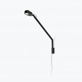 Aplice, corpuri de iluminat pentru pereti - Aplica LED dimabila / Lampa de perete design ultra-modern INVITING neagra