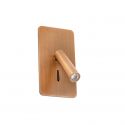 Aplica cu reader LED incastrabila stil minimalist SUAU bronz