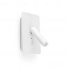 Aplica cu reader LED stil minimalist SUAU alb