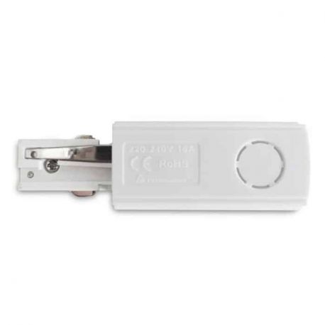 Accesorii iluminat - Accesoriu, Capat dreapta alb, electrificat pentru sinele trifazate TRACK ZZ