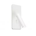 Aplica cu reader LED incastrabila stil minimalist SUAU alba