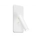 Aplica cu reader LED incastrabila stil minimalist SUAU alba