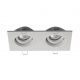 Spoturi tavan fals - Spot incastrabil modern Chuck DL 2 alb