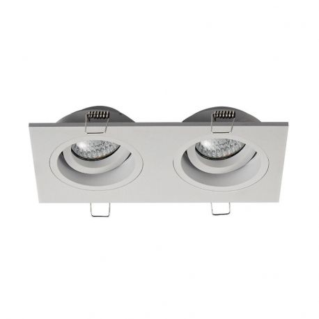 Spoturi tavan fals - Spot incastrabil modern Chuck DL 2 alb