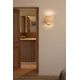 Aplice, corpuri de iluminat pentru pereti - Aplica de perete moderna design elegant SAMBA mini alb/bej