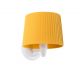 Aplice, corpuri de iluminat pentru pereti - Aplica de perete moderna design elegant SAMBA mini alb/galben