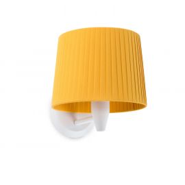 Aplice, corpuri de iluminat pentru pereti - Aplica de perete moderna design elegant SAMBA mini alb/galben