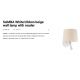 Aplice, corpuri de iluminat pentru pereti - Aplica moderna design elegant SAMBA reader LED alb/bej
