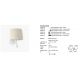 Aplice, corpuri de iluminat pentru pereti - Aplica moderna design elegant SAMBA reader LED alb/bej