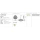 Pendule, Lustre suspendate - Lustra design Art Deco realizata manual Drusa velvet